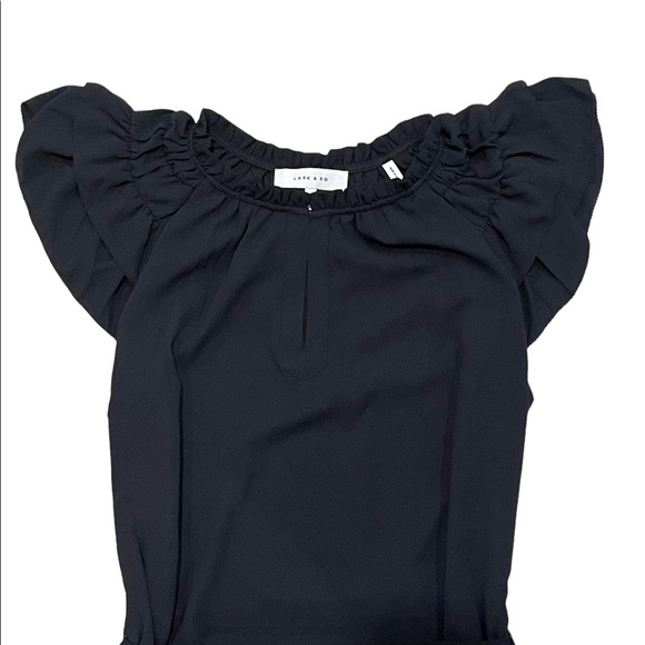 Lark & Ro Classy Black Dress - Size 6 - Picture 5 of 6